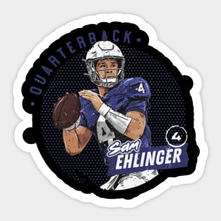 Sam Ehlinger Indianapolis Dots Sticker